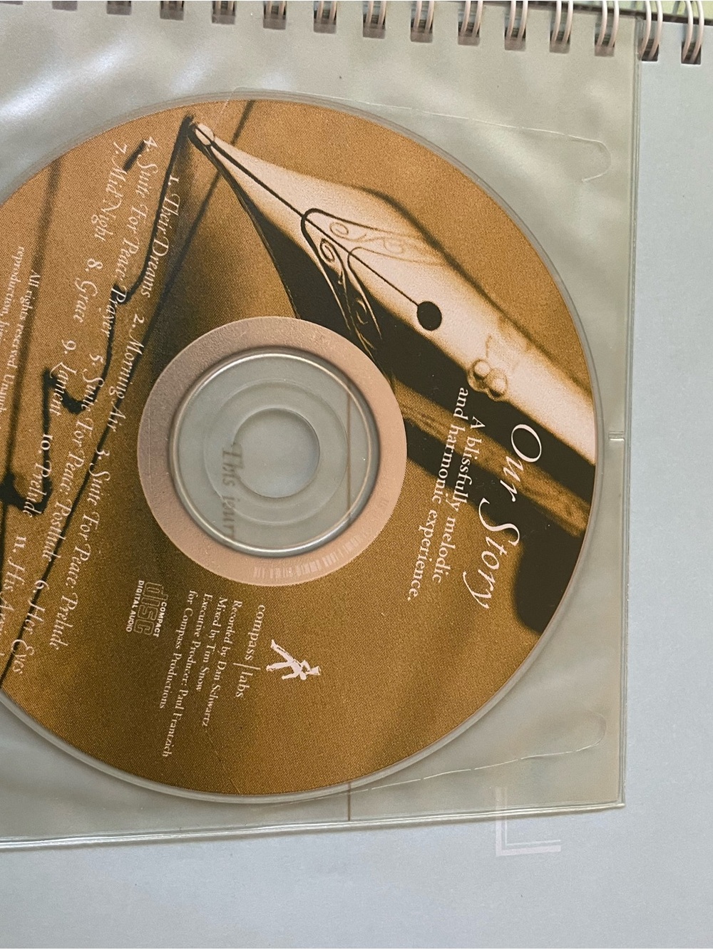 Family Keepsake Journal Our Story with CD of Inspiring Music - Picture 3 of 11